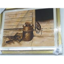 Framed Art "Antique Milk Can" by Nelson 286/350