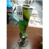 Image 1 : Artist Signed Art Glass Vase - No Shipping