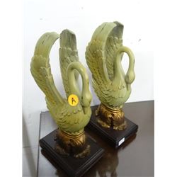 Swan Bookends