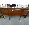 Image 1 : Drexel Mahogany Sideboard w/Glass Top