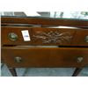 Image 2 : Drexel Mahogany Sideboard w/Glass Top