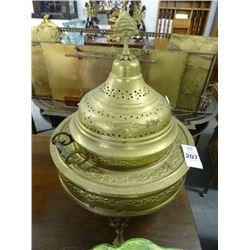 Ornate Brass Oriental Chafing Dish