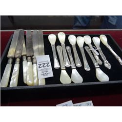 Sterling Flatwarew/Mother Of Pearl Handles