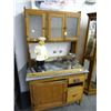 Image 1 : Hoosier Cabinet - Needs Work - Missing Pieces