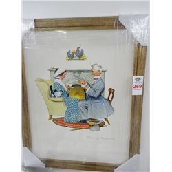 Norman Rockwell Litho "Tea Time"