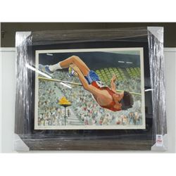 Artist Signed William Nelson, Bruce Jenner Signed AP Print