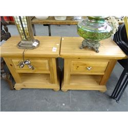 Knotted Pine End Table Set  - Nicks