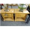 Image 1 : Knotted Pine End Table Set  - Nicks