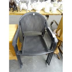 Iron Patio Chairs (4)