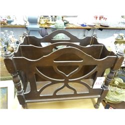 Mahogany Magazine Rack