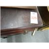 Image 2 : Small Mahogany Record Cabinet w/Instrument Motif