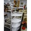 Image 1 : Corner Wicker Stand/White Wash Table Fan (No Glass)