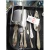 Image 2 : Lot of Sterling and Plate Flatware - Sterling Pieces shown together seperately