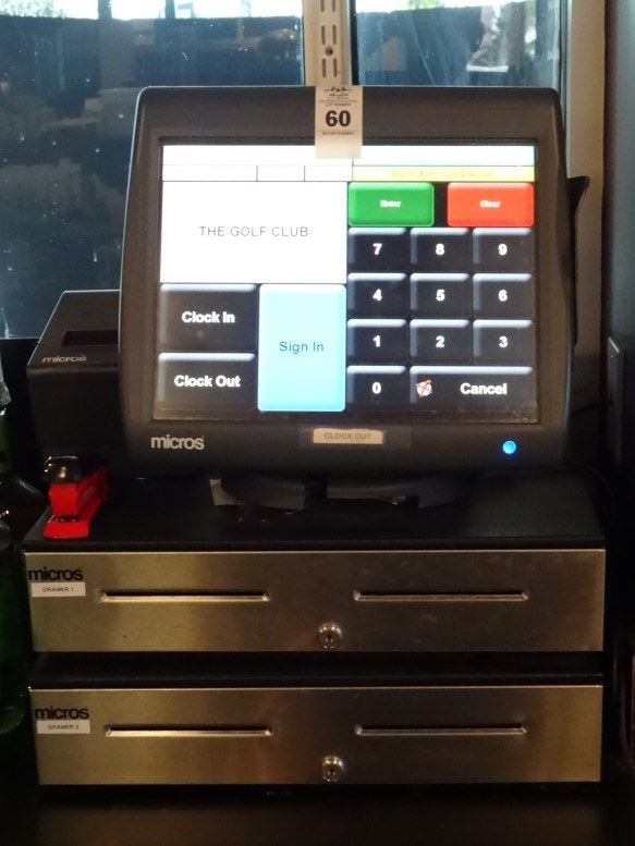 Pos Machine Micros 2012 Micros 3700 POS System w/Printer 4 Stations - Model (Workstation 5)