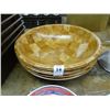 Image 1 : 6 Wood Salad/Mixing Bowls - 6 Times the Money
