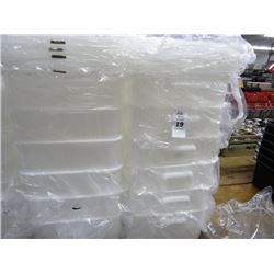 12 Lidded Cambro Storage 12 Qt. - 12 Times the Money