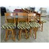 Image 1 : 21 Wood Ladder Back Swivel Seat Barstool - 21 Times the Money