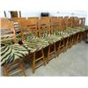 Image 3 : 21 Wood Ladder Back Swivel Seat Barstool - 21 Times the Money