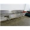 Image 1 : S/S 10' 3-Comp Sink w/Drain Boards