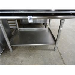 S/S 3' Equipment Stand w/Undershelf