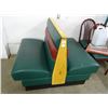 Image 1 : Wood Trim Green/Red Booth Section - 6 Times the Money