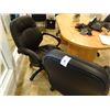 Image 1 : 4 Pillow Back Black Office Chairs - 4 Times the Money