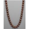 Image 1 : STERLING SILVER CLASP PEARL NECKLACE