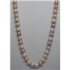 Image 1 : 14KT GOLD CLASP PEARL NECKLACE