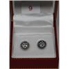 Image 1 : 14KT GOLD DIAMOND 0.42CT & 0.21CT EARRINGS