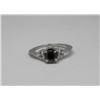 Image 1 : 14KT GOLD BLACK DIAMOND 0.82CT & WHITE DIAMOND