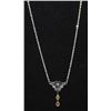Image 1 : 10KT GOLD MULTI COLOR SAPPHIRE 2.5CT NECKLACE