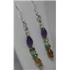 Image 5 : STERLING SILVER GEMSTONE NECKLACE & EARRING