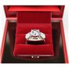 Image 2 : 14KT GOLD DIAMOND 3.11CT & 2.02CT RING W/ PICTURE