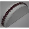 Image 1 : STERLING SILVER RUBY BRACELET