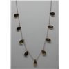 Image 1 : 10KT GOLD TOPAZ NECKLACE