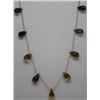 Image 2 : 10KT GOLD TOPAZ NECKLACE