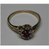 Image 1 : 18KT GOLD RUBY 0.3CT & DIAMOND 0.3CT RING.