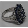 Image 3 : STERLING SILVER SAPPHIRE 2.2CT RING.