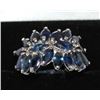 Image 1 : STERLING SILVER SAPPHIRE 4.5CT RING.