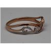 Image 2 : 14KT ROSE GOLD DIAMOND RING.