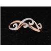 Image 3 : 14KT ROSE GOLD DIAMOND RING.