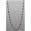 Image 1 : 14KT GOLD SAPPHIRE 31CT NECKLACE.