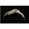 Image 2 : 14KT GOLD YELLOW & WHITE DIAMOND 0.48CT RING.