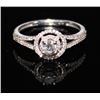Image 2 : #6 14K GOLD DIAMOND 0.25CT AND 0.25CT RING
