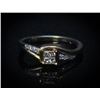 Image 1 : 10K GOLD DIAMOND 0.15CT AND 0.1CT RING