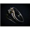Image 2 : 10K GOLD DIAMOND 0.15CT AND 0.1CT RING