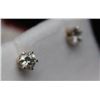 Image 1 : #16 14K GOLD DIAMOND 0.49CT AND 0.2CT EARRINGS