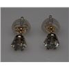 Image 3 : #16 14K GOLD DIAMOND 0.49CT AND 0.2CT EARRINGS