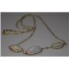 Image 2 : #18 10K GOLD OPAL NECKLACE