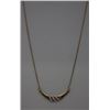 Image 1 : #20 10K GOLD DIAMOND 0.35CT NECKLACE